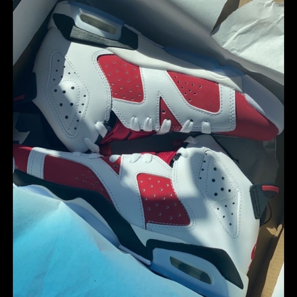 Air jordan retro 6 carmines 5Y